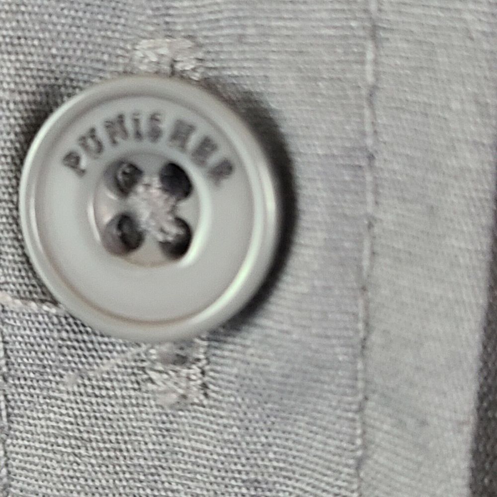 Marvel Comics "The Punisher"‎ Men's One Man Army Gray SS Mechanics shirt Small - Picture 6 of 7